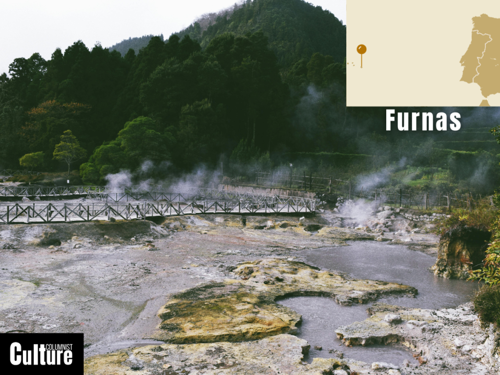furnas volcano azores europe