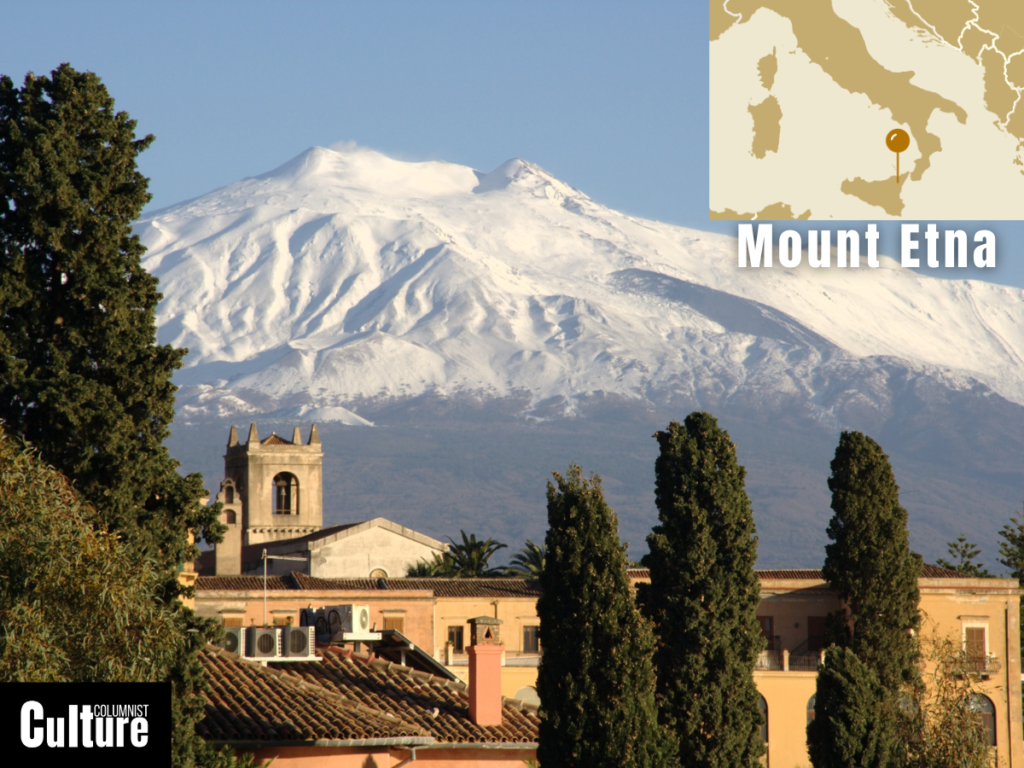 mount etna volcano italy
